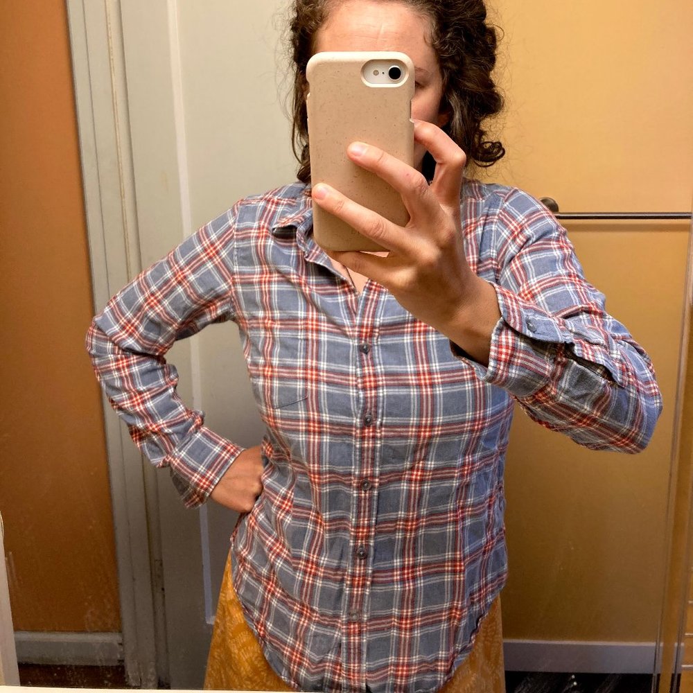 Pendelton women's plaid flannel shirt- M